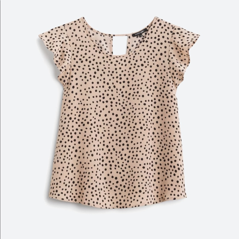 Kiera keyhole back blouse